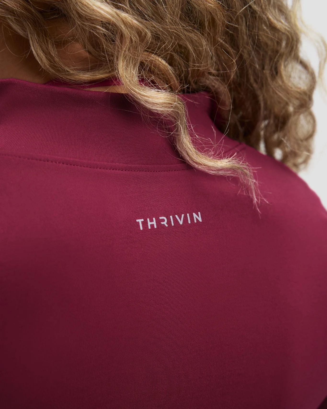 Elevate™ Compression Long Sleeve Jacket | Cherry Berry - Image 2