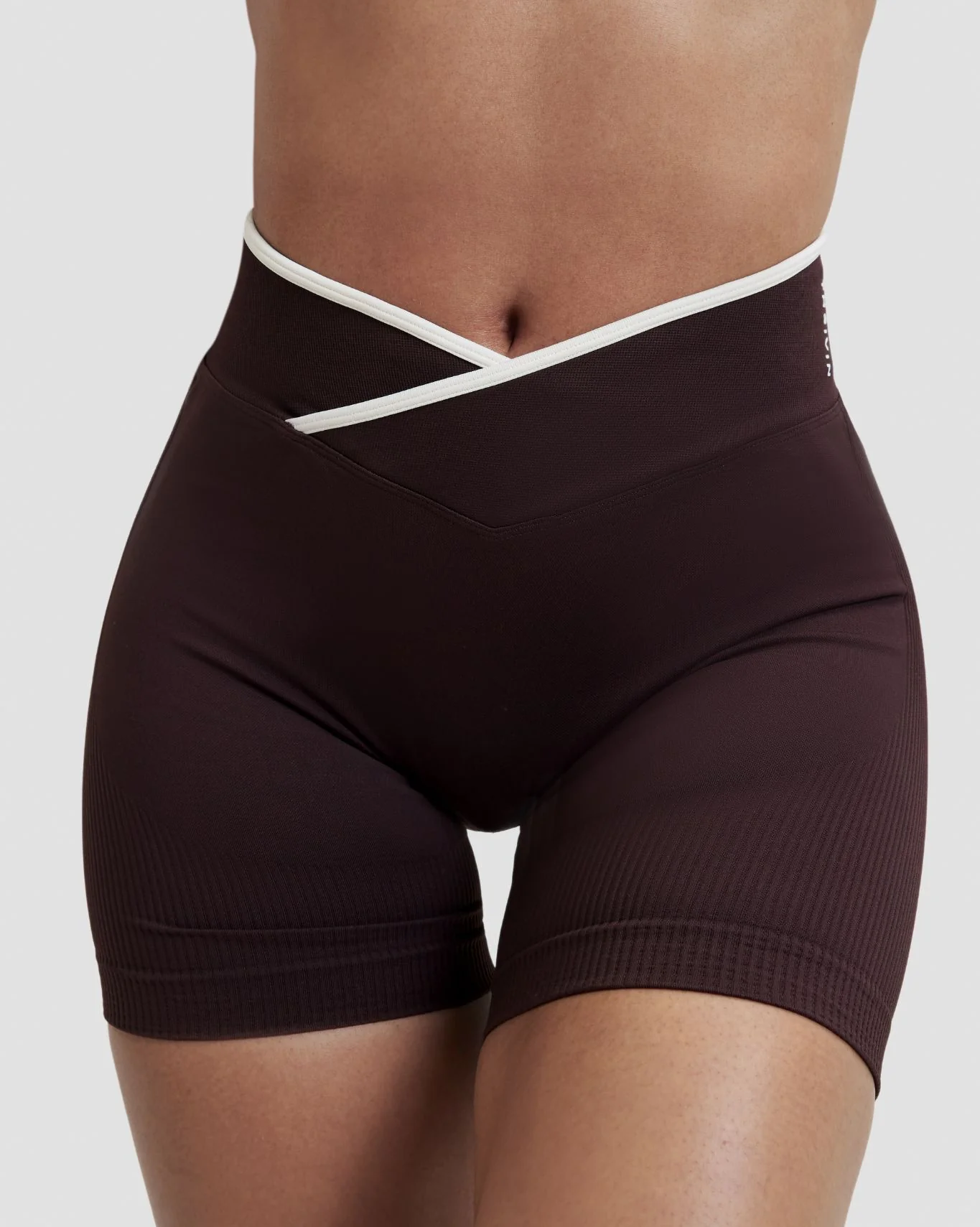 Elevate™ Outline Short Scrunch Shorts | Coffee - Image 4