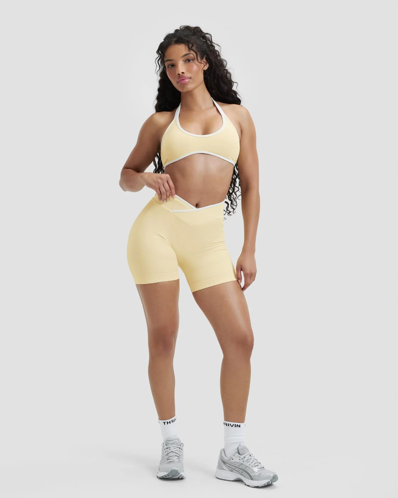 Elevate™ Outline Short Scrunch Shorts | Golden Butter - Image 5