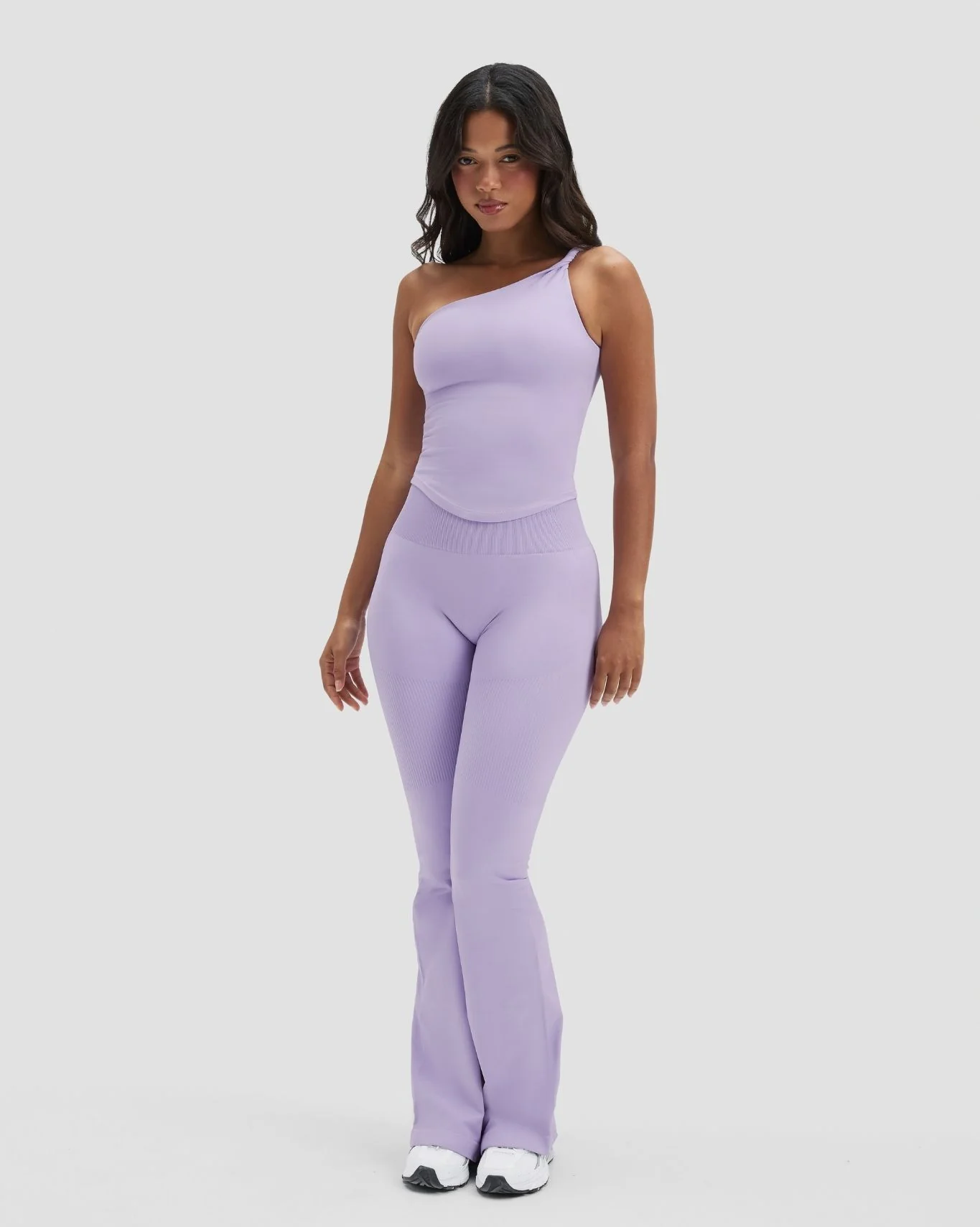 Elevate™ Sculpting Asymmetric Twist Top | Lilac - Image 6