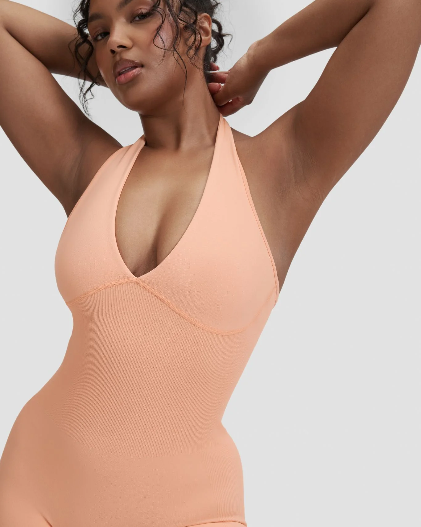 Elevate™ Sculpting Halterneck All In One | Melon Ice - Image 6