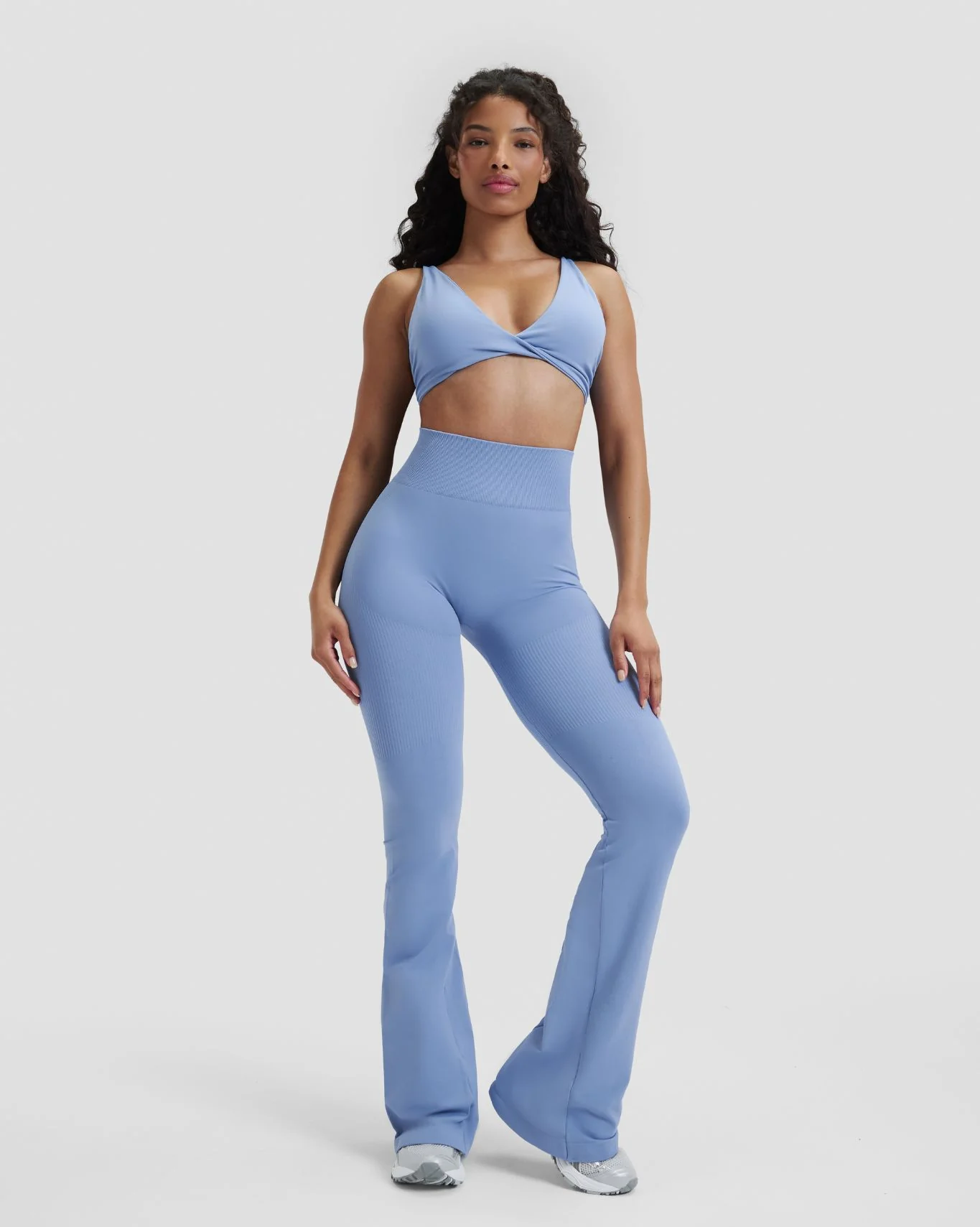 Elevate™ Sculpting High Waist Flare Leggings | Endless Sky - Image 5