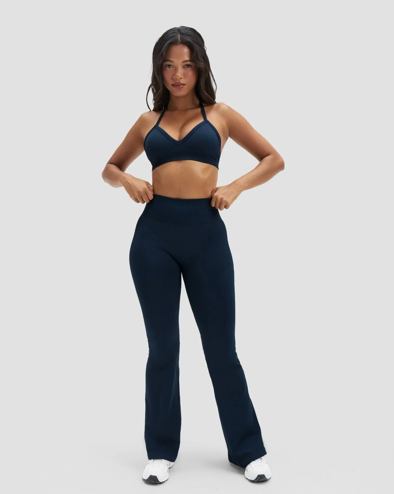 Elevate™ Sculpting High Waist Flare Leggings | Midnight Navy - Image 4