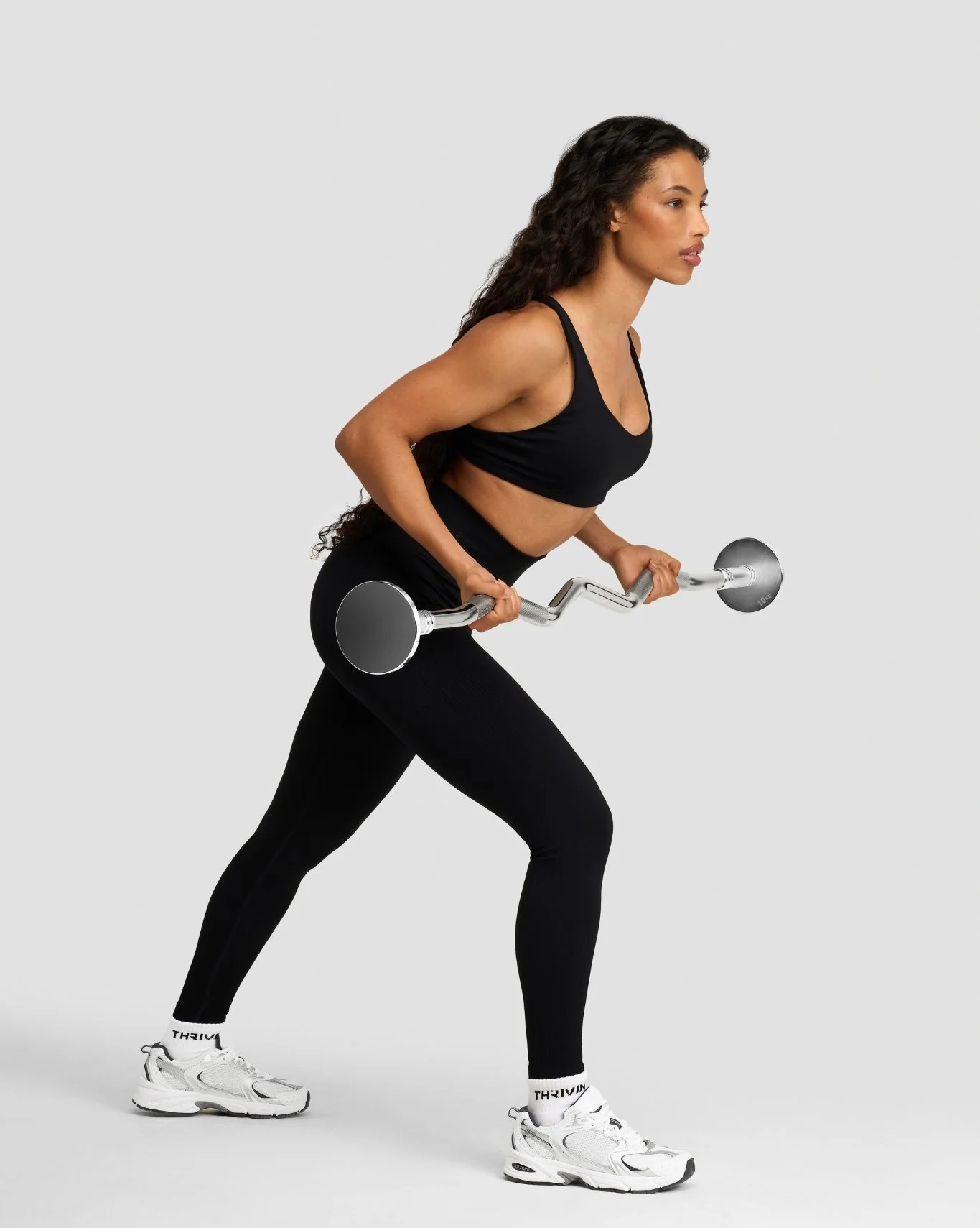 Elevate™ Sculpting High Waist Scrunch Leggings | Night Black - Image 5