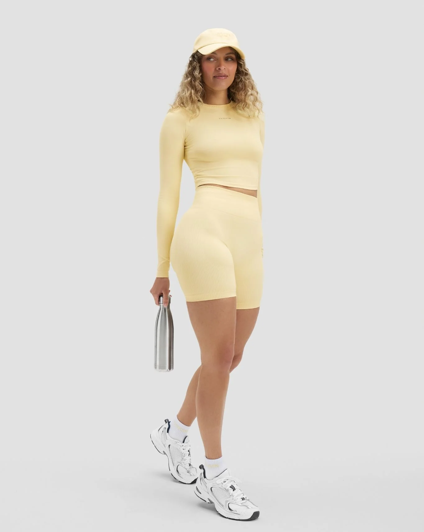 Elevate™ Sculpting High Waist Scrunch Shorts | Golden Butter - Image 6