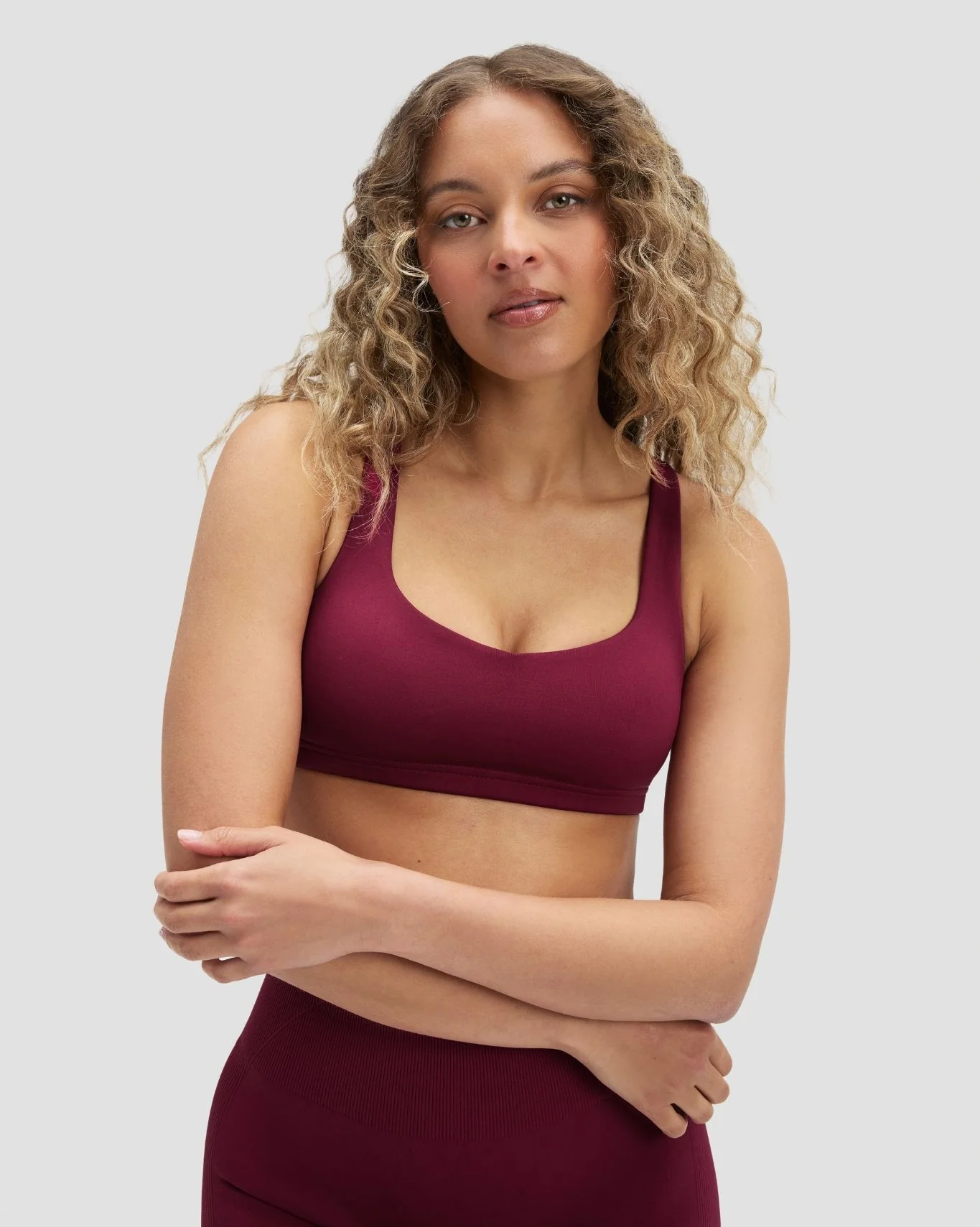 Elevate™ Sculpting Medium Impact Multiway Bra | Cherry Berry - Image 3