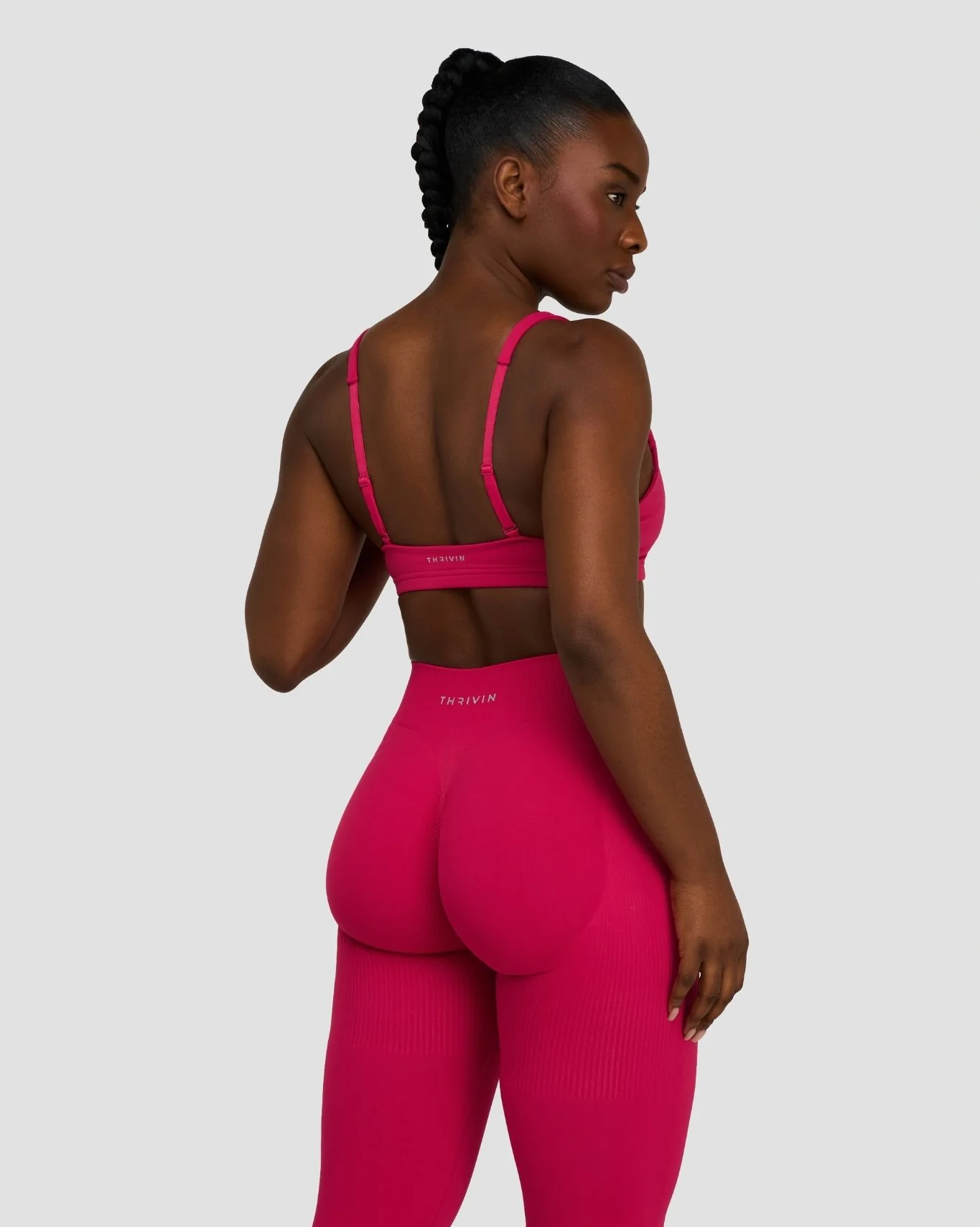 Elevate™ Sculpting Medium Impact Multiway Bra | Strawberry - Image 4