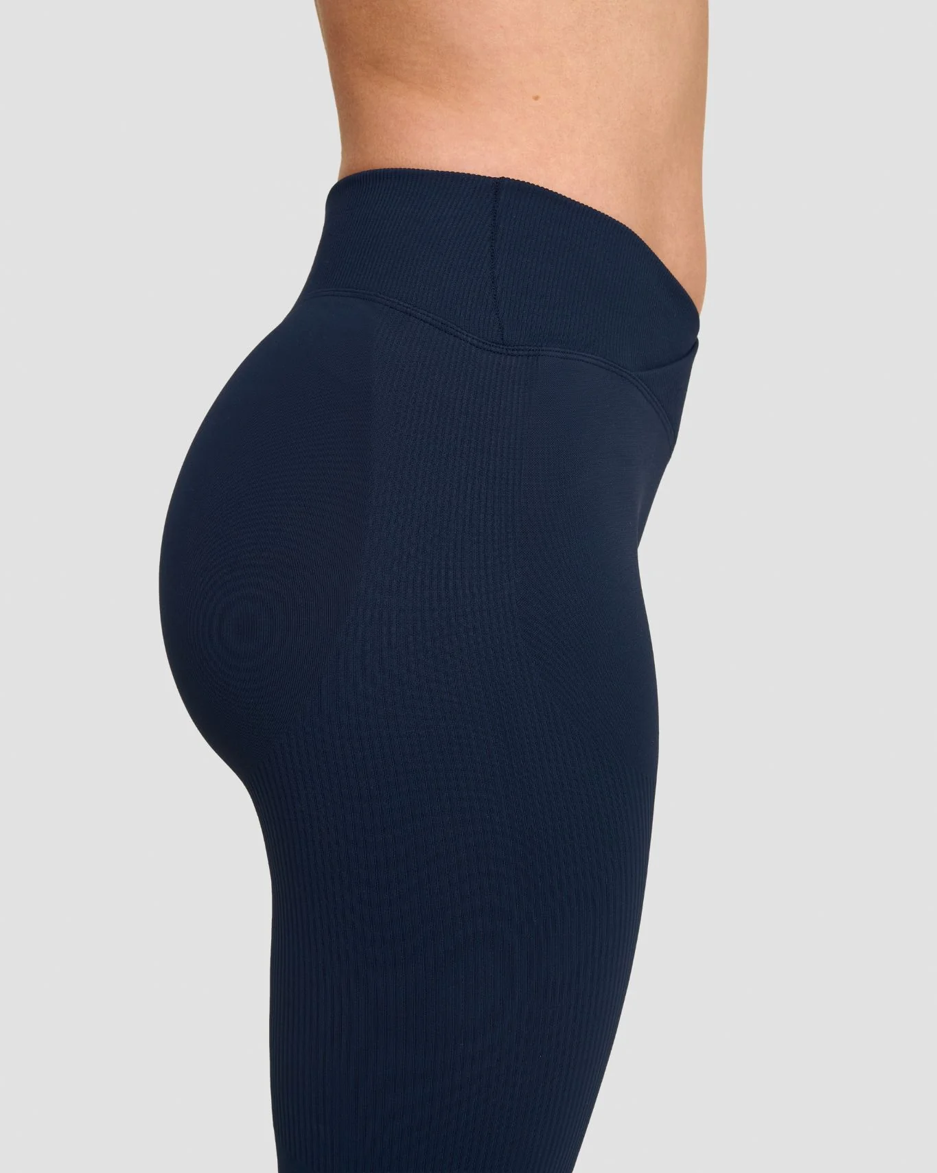 Elevate™ Sculpting Mid V-Waist Flare Leggings | Midnight Navy - Image 6