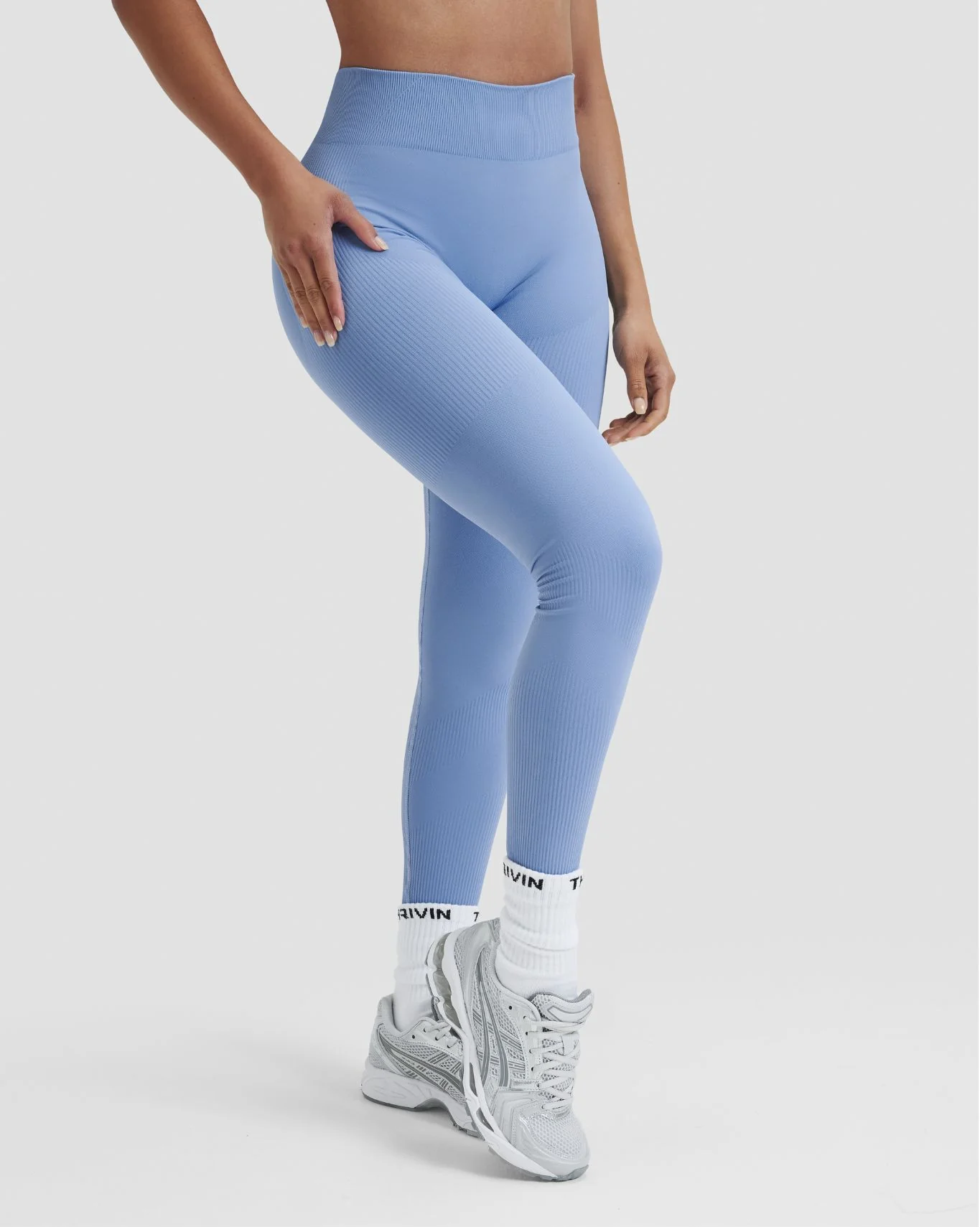 Elevate™ Sculpting Mid Waist Scrunch Leggings | Endless Sky - Image 5
