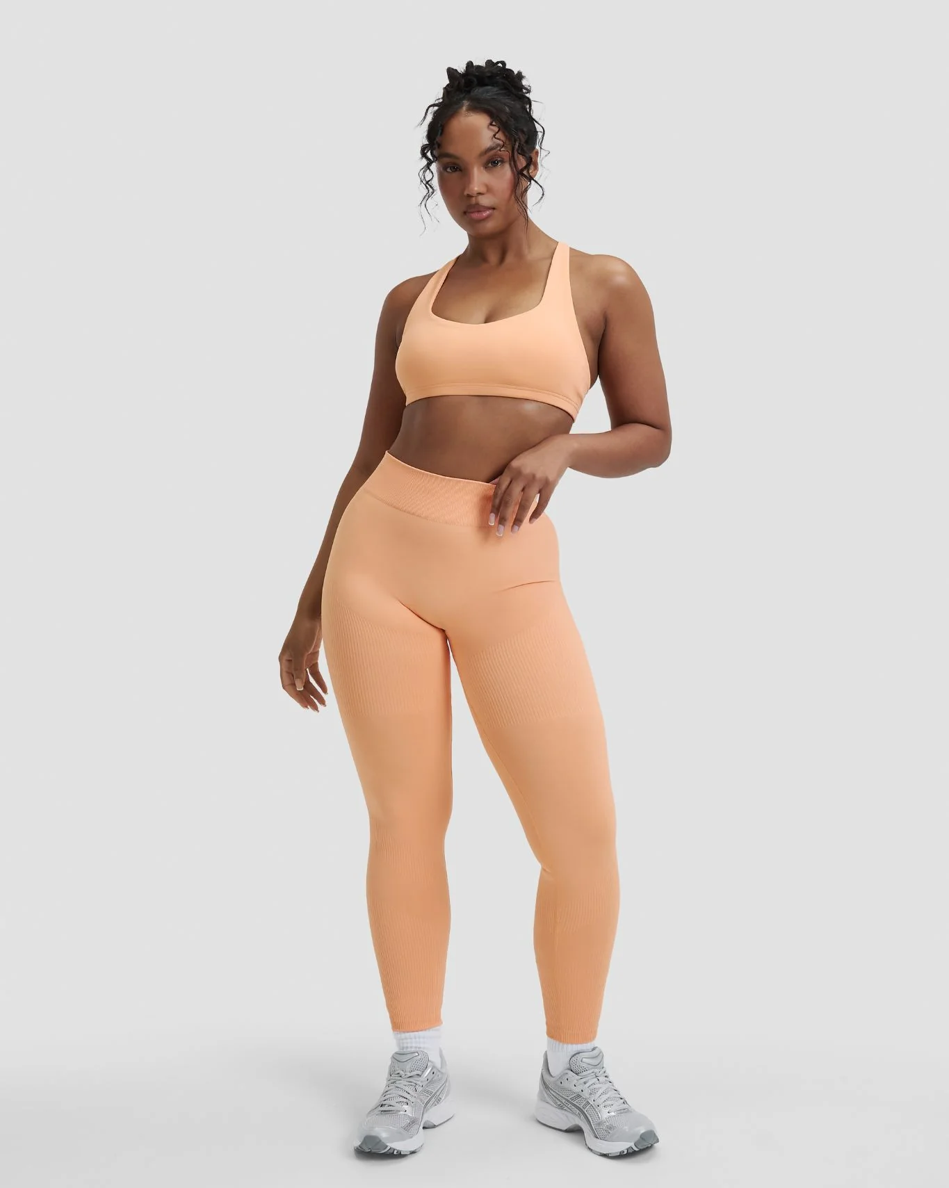 Elevate™ Sculpting Mid Waist Scrunch Leggings | Melon Ice - Image 3
