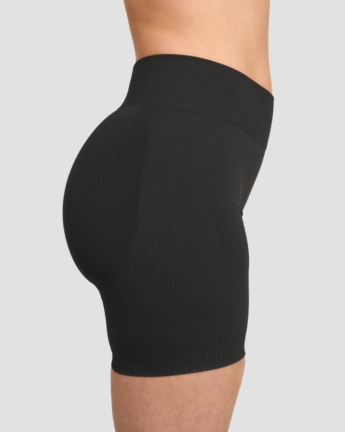 Elevate™ Sculpting Mid Waist Scrunch Shorts | Charcoal Grey - Image 6