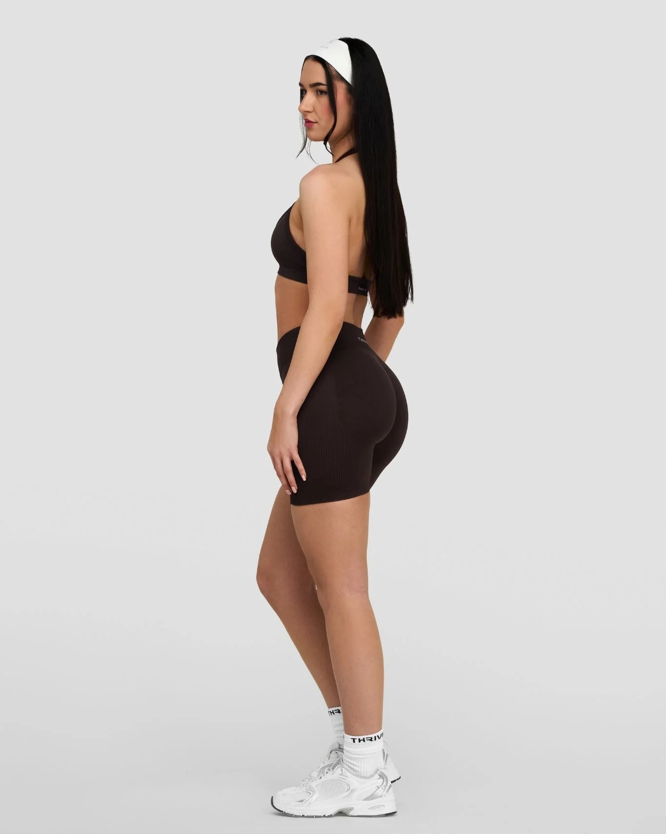 Elevate™ Sculpting Seamless Adjustable Halter Bra | Coffee - Image 5