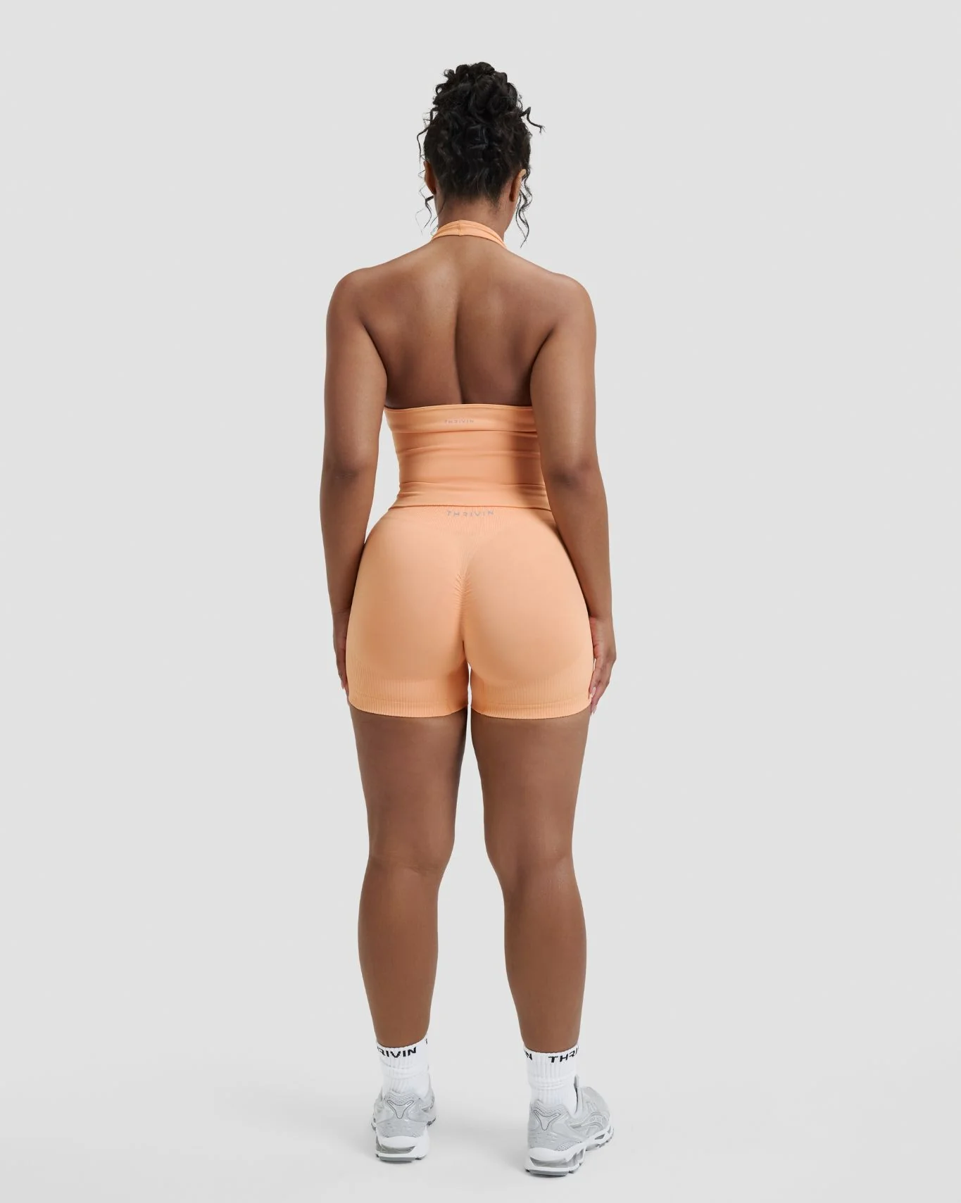 Elevate™ Sculpting Seamless Halterneck Top | Melon Ice - Image 6