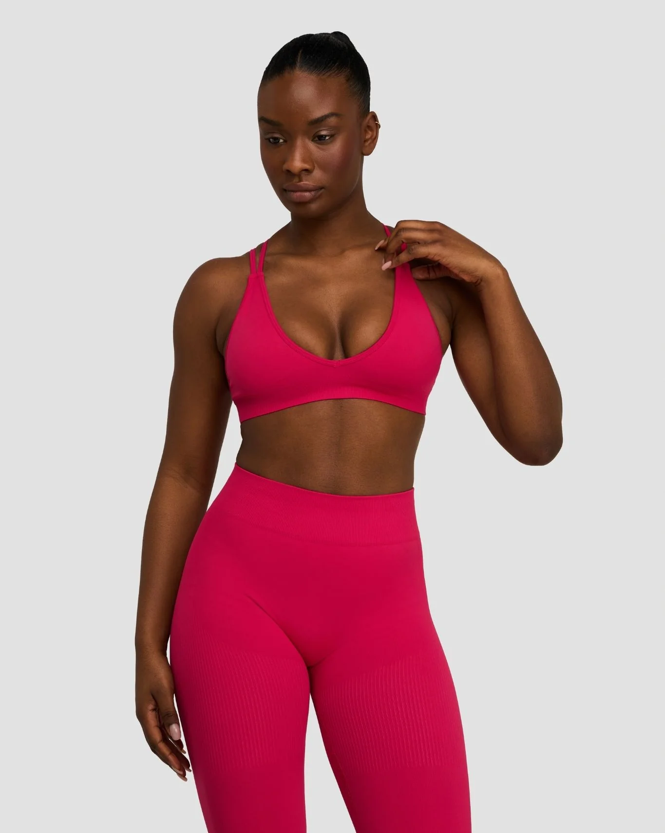 Elevate™ Sculpting Seamless High Apex Bra | Strawberry - Image 3