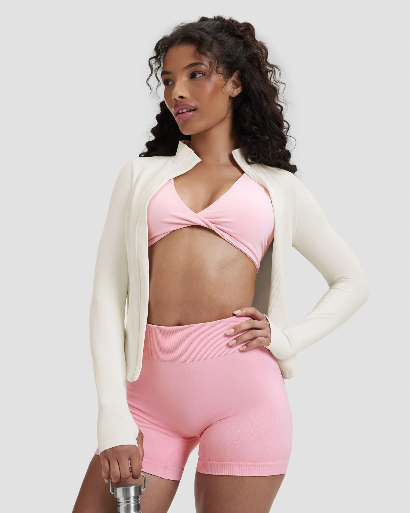 Elevate™ Sculpting Seamless Jacket | Cream - Image 4