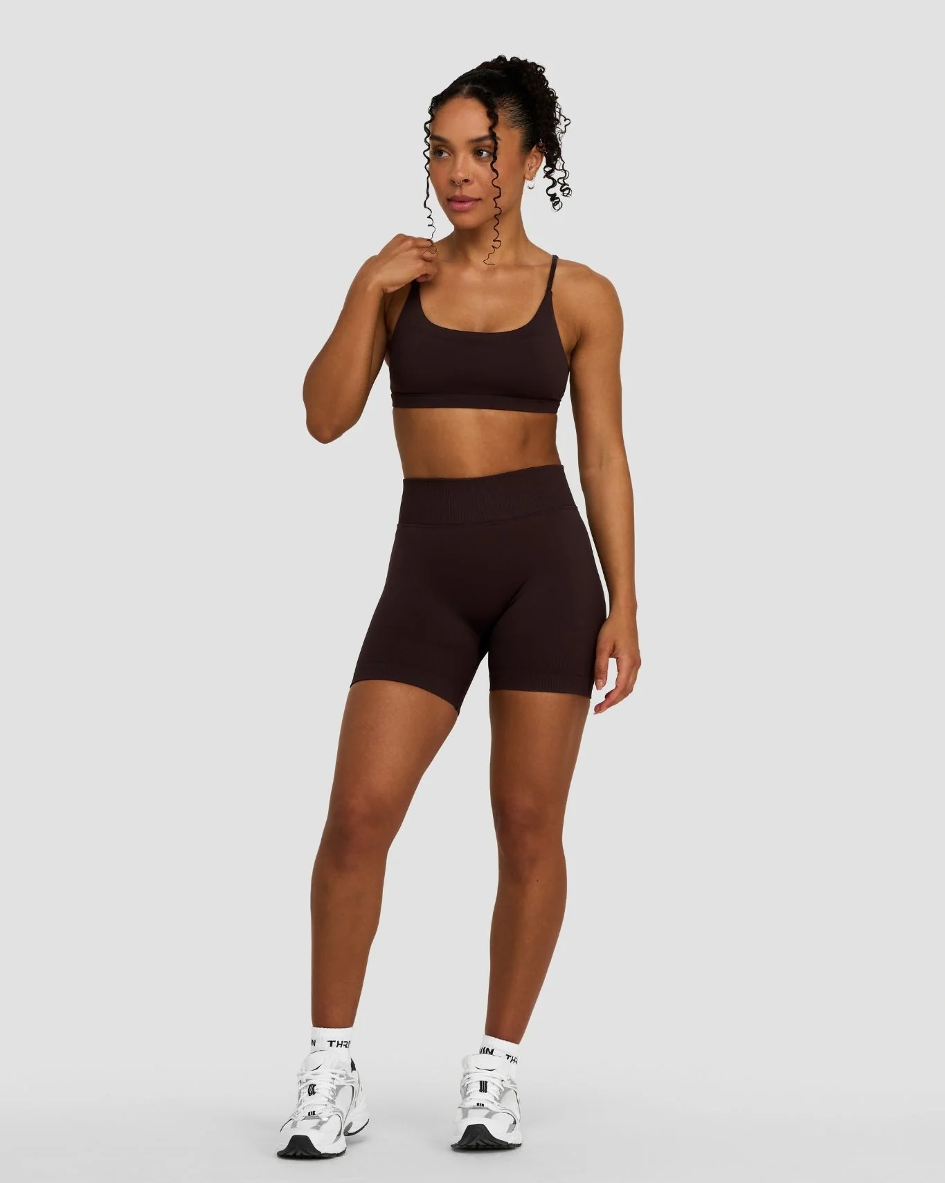 Elevate™ Sculpting Seamless Scoop Neck Bra | Coffee - Image 6