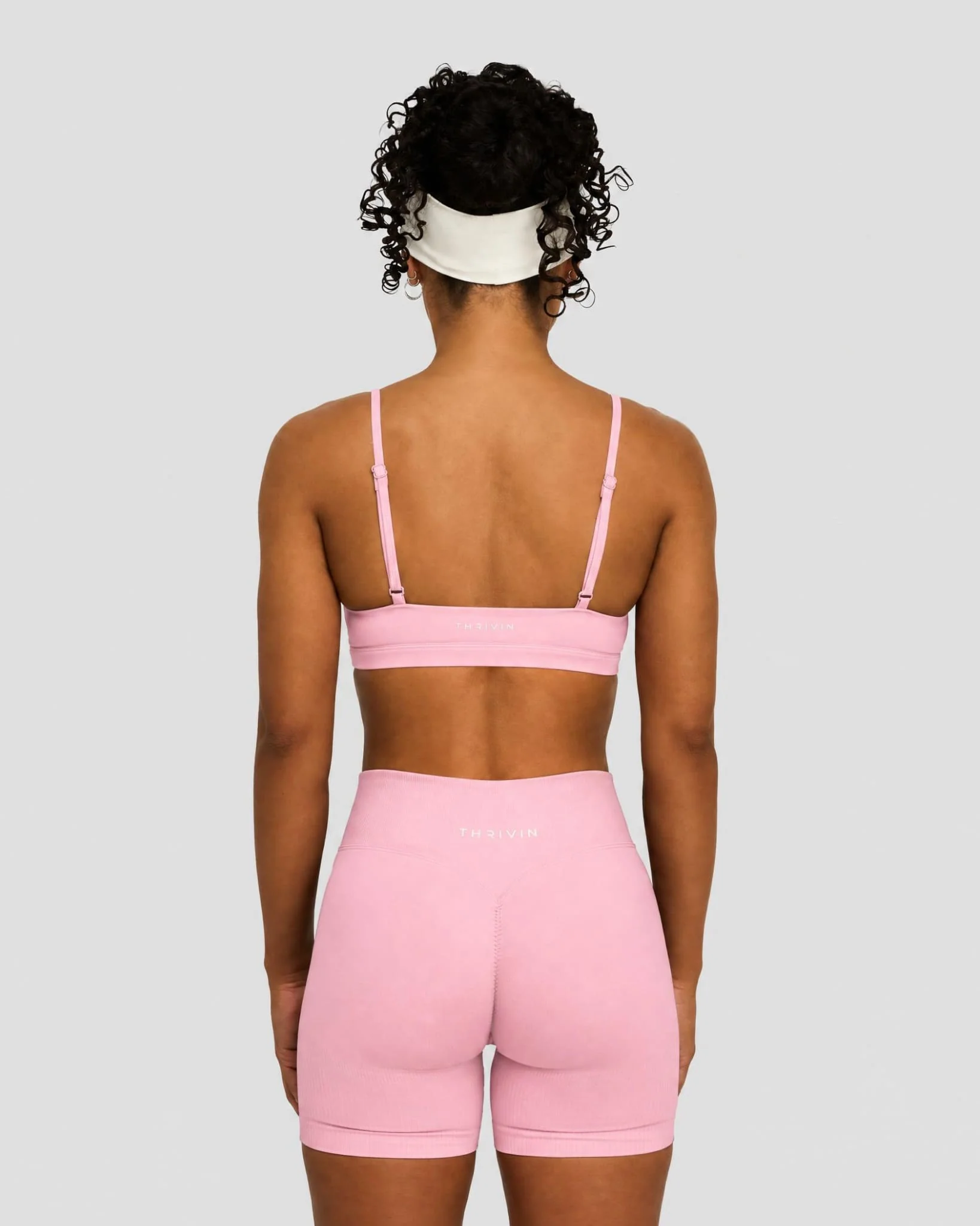 Elevate™ Sculpting Seamless Scoop Neck Bra | Cotton Pink - Image 4