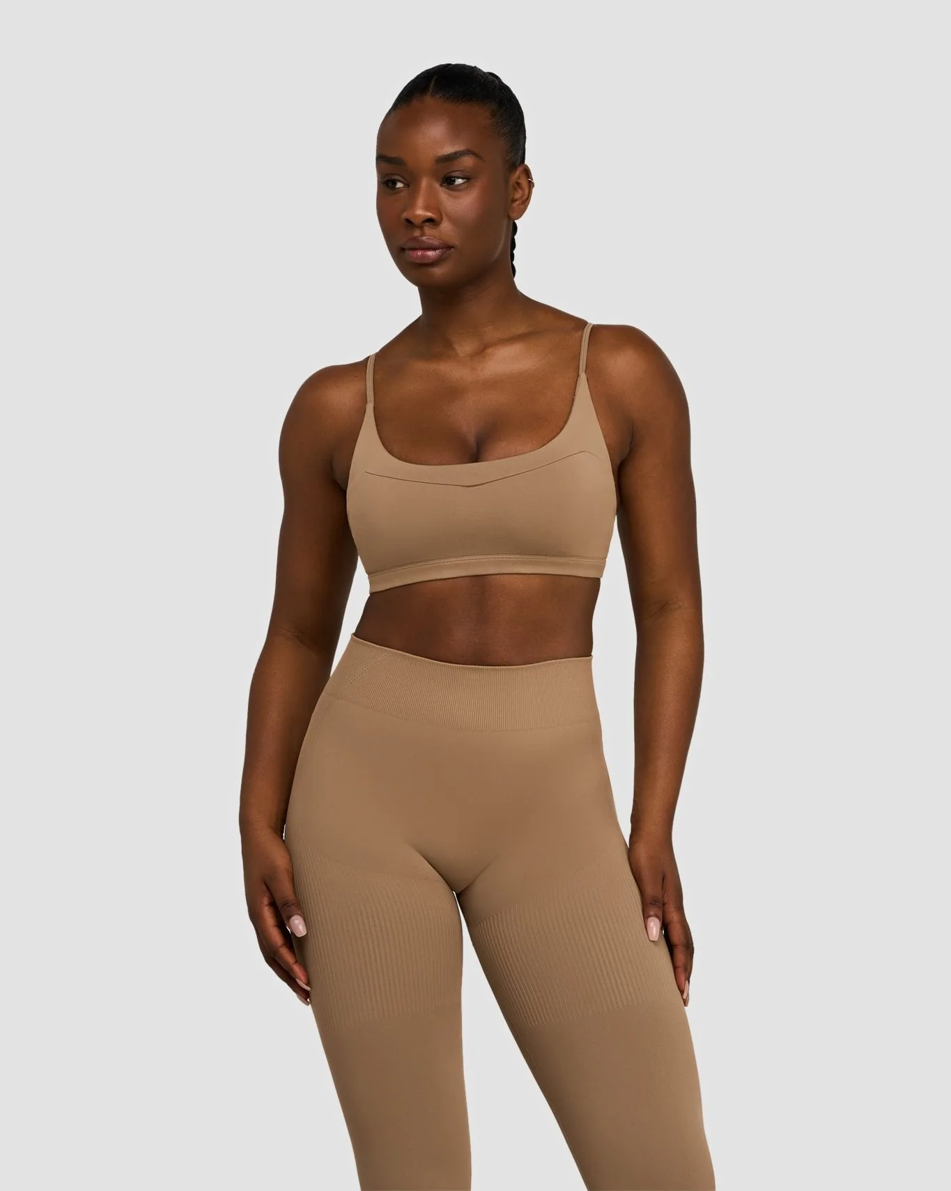 Elevate™ Sculpting Seamless Scoop Neck Bra | Toffee - Image 6