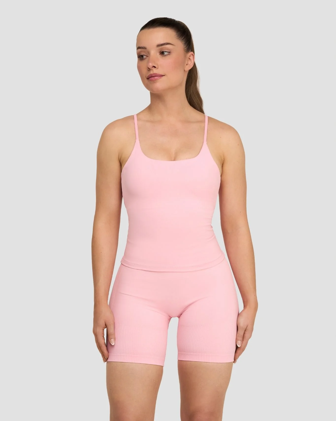 Elevate™ Sculpting Seamless Scoop Neck Cami | Cotton Pink - Image 5