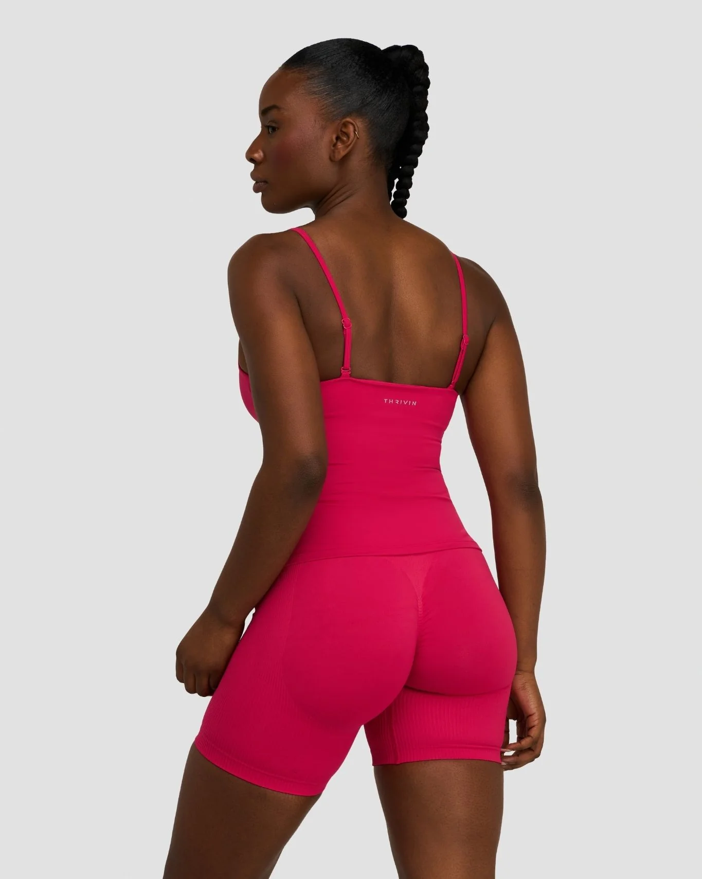 Elevate™ Sculpting Seamless Scoop Neck Cami | Strawberry - Image 4