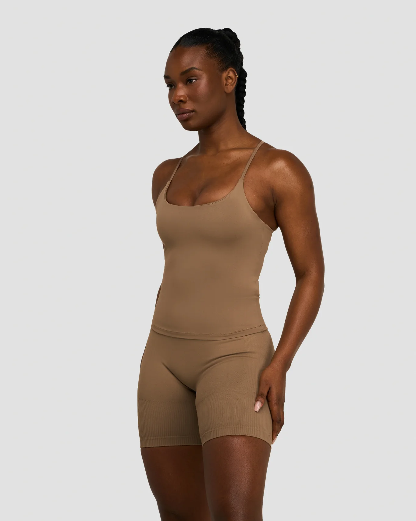 Elevate™ Sculpting Seamless Scoop Neck Cami | Toffee - Image 3