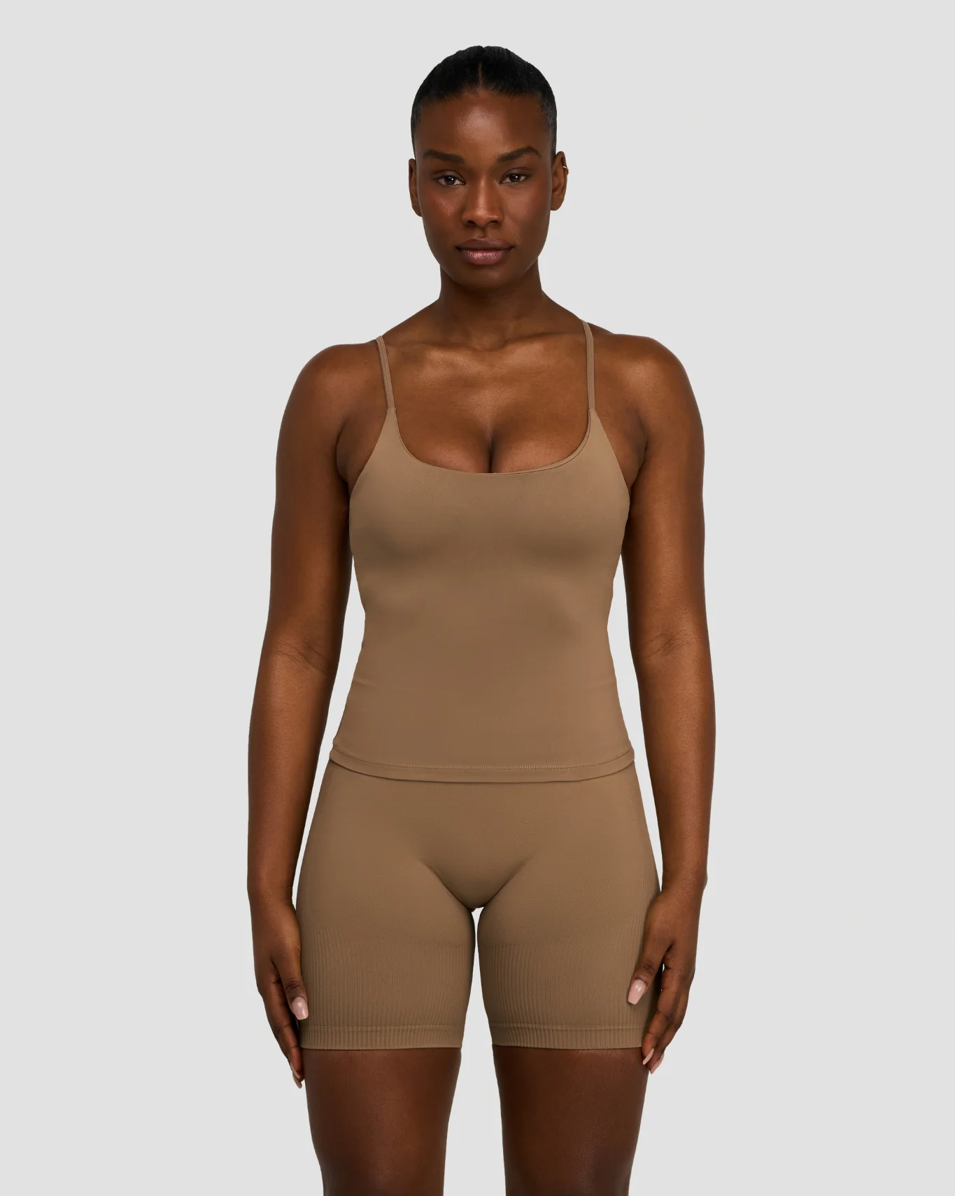 Elevate™ Sculpting Seamless Scoop Neck Cami | Toffee - Image 6